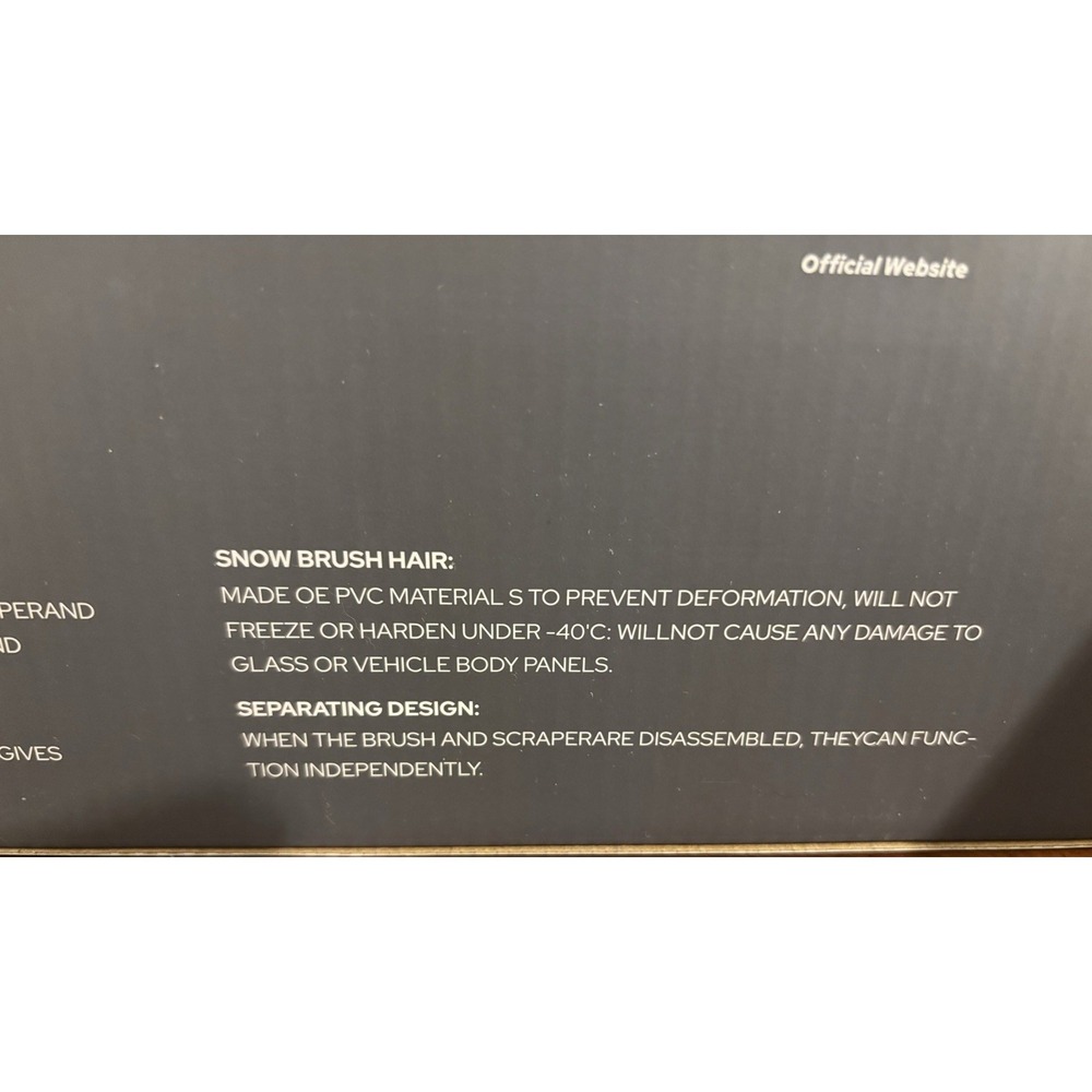 IHOM Snow Brush & Scraper Detachable W/Storage Bag for Car Truck Windshield - Picture 5 of 8